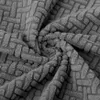 Potah na židli – tmavě šedý, s vzorem Jacquard – Náhled obrázku produktu 6