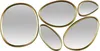 HowHomely | Specchio - Specchio da parete - Set di 5 - Oro Anteprima dell’immagine prodotto 1