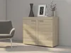 A modern living room setting with a chair and a cabinet. Náhled obrázku produktu