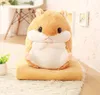 2 in 1 Schöner und Niedlich Plüschtier Hamster kissen mit Produktbild-Vorschau 2