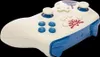 A close-up, studio shot of a white and blue Nintendo Switch controller with red Zelda-themed graphics. Anteprima dell’immagine prodotto