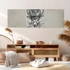 Bild auf Leinwand - Leinwandbild - Hirsch Geweih Wald - Produktbild-Vorschau 7
