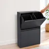 Contenitore per rifiuti Relaxdays, con 4 scomparti, Anteprima dell’immagine prodotto 5