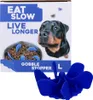 Eat Slow Live Longer Gobble Stopper Blu L Anteprima dell’immagine prodotto 1