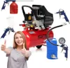 KRAFT&DELE | Compresseur d'huile, Compresseur, 34L, 230V, Voir les images du produit 18