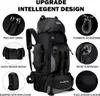 CarryQuest® - Rucksack 90L Nylon mit Regenhülle und Produktbild-Vorschau 5