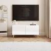 Idohome TV Lowboard Angel 100 cm Weiß Hochglanz – Schrank Produktbild-Vorschau 1