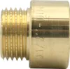 Messing Fitting Hahnverlängerung 1/2 Zoll x 15mm DN15 Produktbild-Vorschau 2