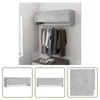 The Living Store Kleiderschrank Betongrau 100x32,5x35 cm Produktbild-Vorschau 9