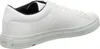 A side view of a white leather sneaker. Voir les images du produit