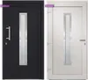 vchodové dveře vidaXL antracit 108x208 cm Náhled obrázku produktu 3