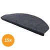 e-floor Sphinx Treppenmatten 15er Set – Anthrazit Produktbild-Vorschau 1