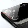 Galaxy S25 Hülle, TPU Anti-rutsch Leder Glas Len Hybrid Produktbild-Vorschau 5