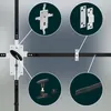 KOTARBAU® Zámok garážových dverí 60 mm sada oceľového zámku Náhľad obrázku produktu 5