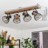 Cotes »Cotes« Deckenlampe, Holz/Metall, Braun/Schwarz Produktbild-Vorschau 4