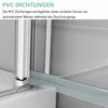 IMPTS 80 x 80 cm Duschkabine Duschabtrennung Glas Duschtür Produktbild-Vorschau 10