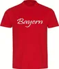 multifanshop Herren T-Shirt - Bayern - Schriftzug, rot, Produktbild-Vorschau 1