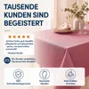 Leinen Tischdecke 135x180 cm eckig altrosa Produktbild-Vorschau 5