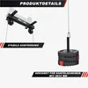 GORILLA SPORTS® Carrucola a cavo - per montaggio a Anteprima dell’immagine prodotto 2