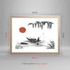 Gerahmtes Poster - Rahmen in heller Eiche - China Angler Produktbild-Vorschau 5