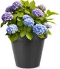 Kunststoff-Gartentopf schwarz rund 39 cm Produktbild-Vorschau 1