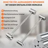 Two metal adjustment tools are shown with text describing their features. Produktbild-Vorschau