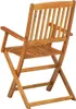 vidaXL Ensemble de jardin 11 pièces 220x90x75 cm bois Voir les images du produit 5
