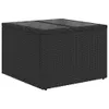 CLORIS 6-tlg. Garten-Sofagarnitur mit Kissen Schwarz Poly Produktbild-Vorschau 6