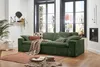 KAWOLA Sofa NETTA XL 3-Sitzer Bezug abziehbar Cord moosgrün Produktbild-Vorschau 1