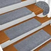 vidaXL Tappetini per gradini Autoadesivi 10 pezzi 65x21x4 Anteprima dell’immagine prodotto 2