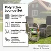 Mucola Zestaw wypoczynkowy 2 fotele i stół Zestaw Podgląd zdjęcia produktu 2