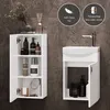 Planetmöbel Badmöbel-Set Waschtisch mit Unterschrank 40 cm Produktbild-Vorschau 4