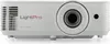 A front view of a white projector with a large lens. Anteprima dell’immagine prodotto