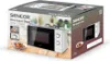 Kleine Sencor Mikrowelle Weiß 20L 700W, Emaillierter Produktbild-Vorschau 3