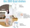 JNGLGO Duschhocker & Haltegriff Set, 360° drehbar, Produktbild-Vorschau 4