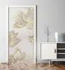 Türtapete Türposter Türfolie selbstklebend Abstrakt Blumen Produktbild-Vorschau 1