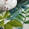 Tischdecke Botanik Tropik Grüntöne Rund 140cm Schnittkante Produktbild-Vorschau 7