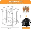 Spießgestell aus Edelstahl, kompatibel mit Ninja Air Fryer, Produktbild-Vorschau 2