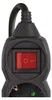 Steckdosenleiste 1,5 m / 3 Steckdosen / Schalter / schwarz / PVC / 1,5 mm2 Náhled obrázku produktu