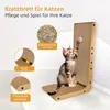 Kratzbrett Katze, 68 cm Hohe L Förmige Kratzpappe für Produktbild-Vorschau 2