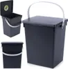 Boîte de rangement noire pratique 5,5 L avec couvercle et Voir les images du produit 5