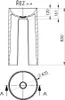 ALTONA Lavabo freestanding incl. coperchio di scarico Ø Anteprima dell’immagine prodotto 3