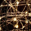 Relaxdays LED-decoratieve bol, op batterijen, draadbol, Productafbeelding-voorbeeld 9