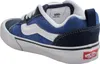 A side view of a blue and white Vans sneaker. Produktbild-Vorschau