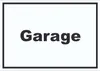 Garage Schild mit Text Auto Stellplatz waagerecht A0 Produktbild-Vorschau 1