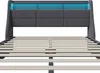 Łóżko (160 x 200 cm) z oświetleniem LED, złączem USB, Podgląd zdjęcia produktu 9