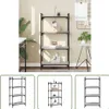 The Living Store Bücherregal 4 Böden Grau Sonoma 60x30x120 Produktbild-Vorschau 1