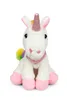 Plüschtier Einhorn 21 cm Weiß mit Horn Rosa und Schweif Produktbild-Vorschau 5