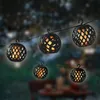 Guirlande lumineuse solaire à LED Boules effet flamme 1,75m Voir les images du produit 9