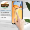 A hand is shown interacting with a smartphone screen, with text overlay describing "3D-TOUCH Technology". Produktbild-Vorschau